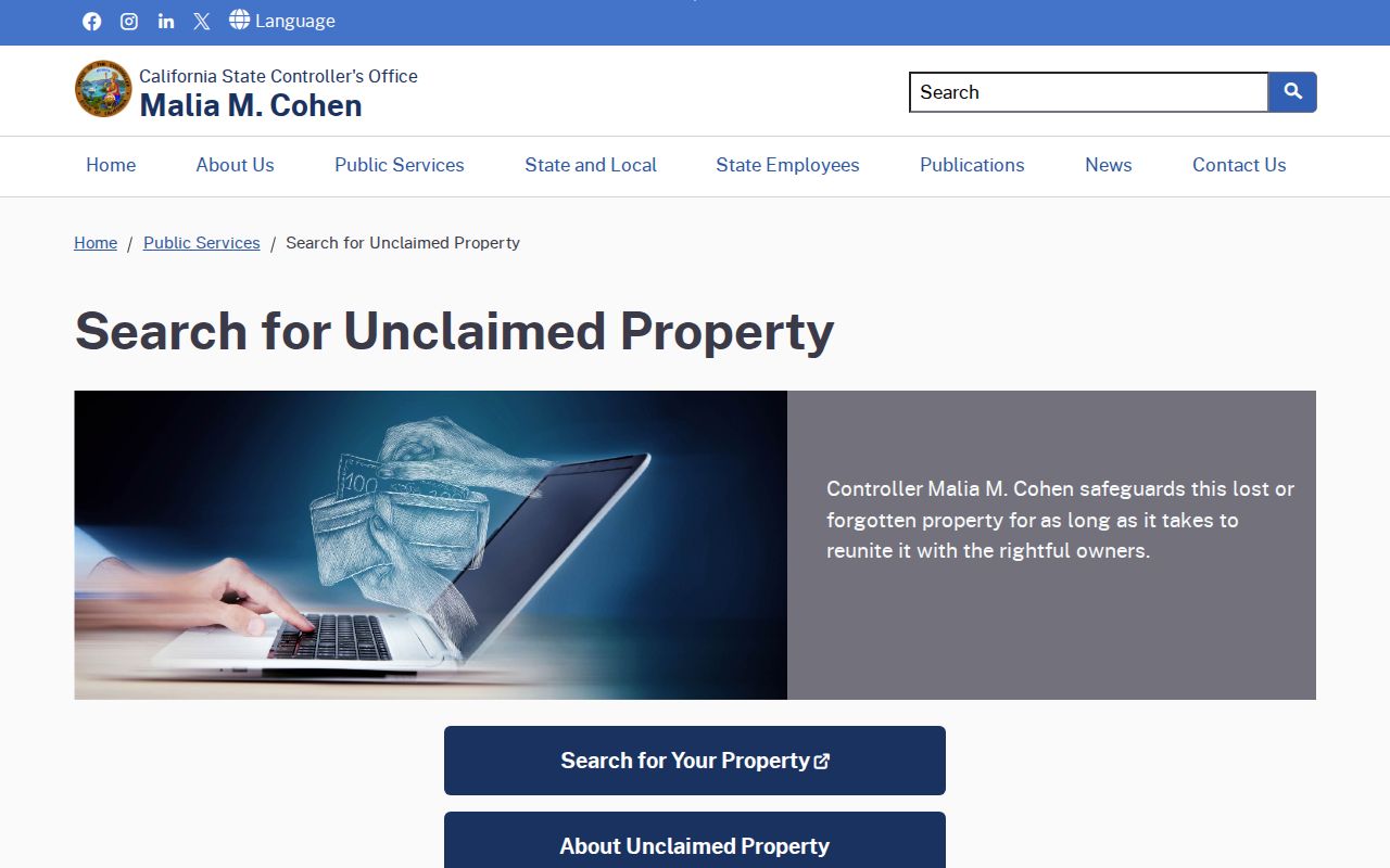 West Covina people search through California unclaimed property records