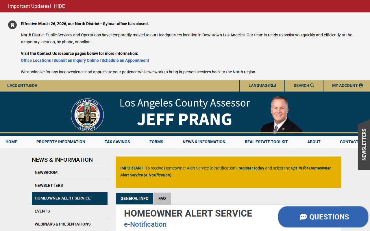 West Covina public records homeowner alert service for recorded property events